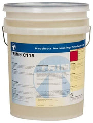 Master Fluid Solutions - Trim C115, 5 Gal Pail Grinding Fluid - Synthetic, For Machining - Apex Tool & Supply