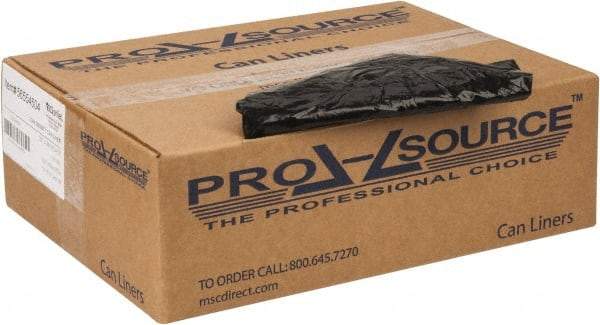 PRO-SOURCE - 1.65 mil Thick, Heavy-Duty Trash Bags - 33" Wide x 39" High, Black - Apex Tool & Supply