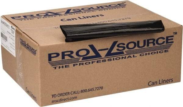 PRO-SOURCE - 1.5 mil Thick, Heavy-Duty Trash Bags - 40" Wide x 46" High, Black - Apex Tool & Supply