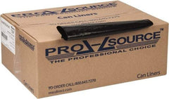 PRO-SOURCE - 1.5 mil Thick, Heavy-Duty Trash Bags - 38" Wide x 58" High, Black - Apex Tool & Supply