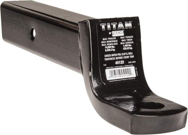 Value Collection - 12,000 Lb Capacity, 9-3/4" Long, Hitch Drawbar - Vehicle Class 5, 1-1/4" Ball Hole Diam - Apex Tool & Supply