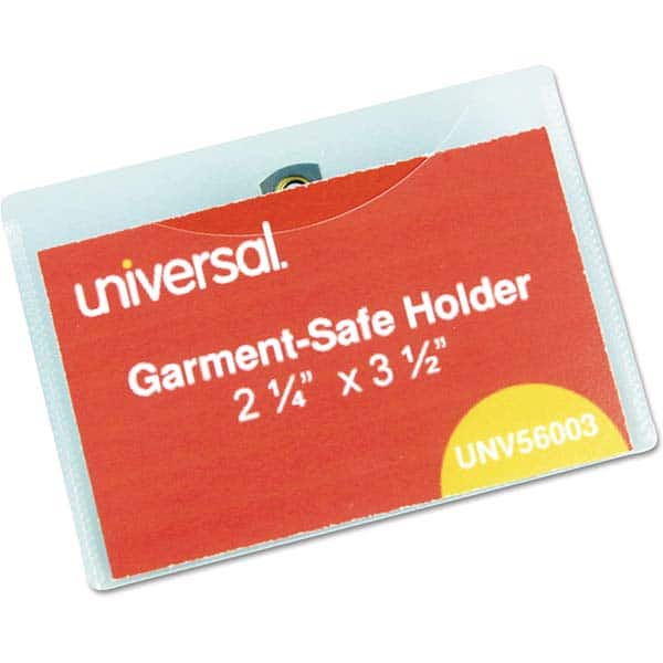 UNIVERSAL - Badge Holders Attachment Type: Clip-On Horizontal or Vertical Holder: Horizontal - Apex Tool & Supply