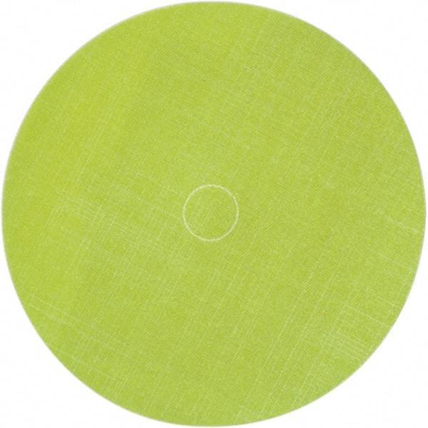 3M - 6" Diam, 35 Grit Trizact Aluminum Oxide Adhesive PSA Disc - Extra Fine Grade, Green, Polyester Backing, Flexible, Use with Random Orbital Sanders - Apex Tool & Supply