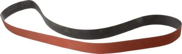 3M - 1-1/2" Wide x 60" OAL, 80 Grit, Ceramic Abrasive Belt - Ceramic, Medium, Coated, YF Weighted Cloth Backing, Wet/Dry, Series 777F - Apex Tool & Supply