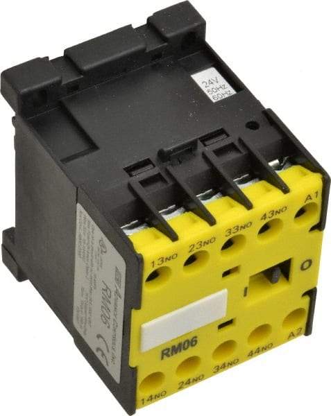 ACI - 4 Pole, 4NO, 24 VAC Control Relay - 16 Amps, 600 VAC - Apex Tool & Supply