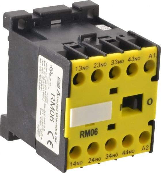 ACI - 4 Pole, 4NO, 120 VAC Control Relay - 16 Amps, 600 VAC - Apex Tool & Supply