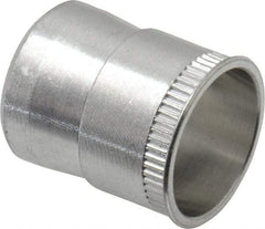 RivetKing - 5/16-18 UNC, Uncoated, Aluminum Knurled Rivet Nut Inserts - 0.531" to 0.536" Grip, 1/2" Drill Size - Apex Tool & Supply