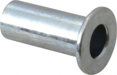 RivetKing - #10-32, 0.08 to 0.13" Grip, 1/4" Drill, Steel Standard Rivet Nut - Zinc Plated, Round Head - Apex Tool & Supply