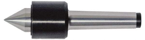 Interstate - MT2 Taper Shank Shank, 1.457" Head Diam, 600 Lb Capacity, Live Center - 6,400 Max RPM, 0.866" Point Diam, 1.1" Point Len, 600 Lb Max Workpc, Standard Point - Apex Tool & Supply
