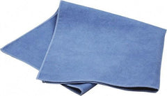 PRO-SOURCE - Reusable Microfiber Wipes - Packet, 16" x 16" Sheet Size, Blue - Apex Tool & Supply