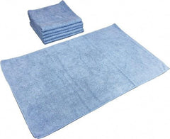 PRO-SOURCE - Reusable Microfiber Wipes - Packet, 16" x 27" Sheet Size, Blue - Apex Tool & Supply