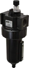 Parker - 3/4" NPT, 250 Max psi Standard Mist Lubricator - Metal Bowl with Sight Glass, Zinc Body, 90 CFM, 175°F Max Temp, 3.24" Wide x 9.27" High - Apex Tool & Supply