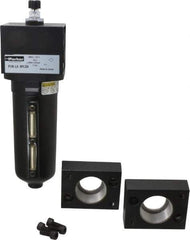 Parker - 1 1/2" NPT, 250 Max psi Heavy Duty Mist Lubricator - Metal Bowl with Sight Glass, Zinc Body, 260 CFM, 175°F Max Temp, 5.6" Wide x 11.81" High - Apex Tool & Supply