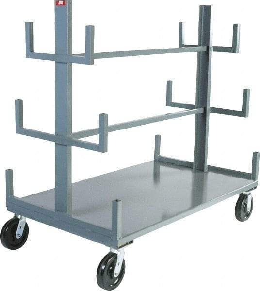 Jamco - 4,000 Lb Capacity Steel Bar & Pipe Truck - 36" OAW - Apex Tool & Supply