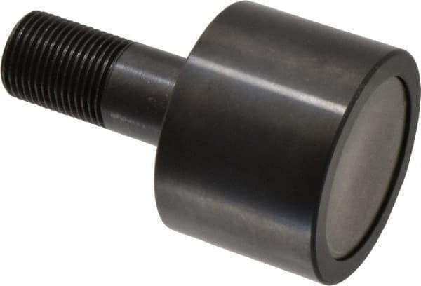 Accurate Bushing - 2-1/4" Roller Diam x 1-11/16" Width, 7/8" Stud Diam x 2" Length, Plain Load Roller - Steel, 1-1/8" Thread Length, 7/8-14 Thread, 3,490 Lb Dynamic Cap, 2,000 Lb Static Cap - Apex Tool & Supply