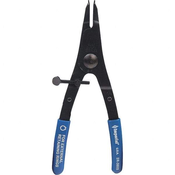 Imperial - Retaining Ring Pliers Type: External Ring Size: 1 - Apex Tool & Supply