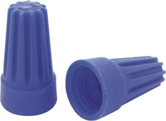 Ideal - 3, 20 to 3, 16 AWG, 300 Volt, Flame Retardant, Standard Twist on Wire Connector - Blue, 221°F - Apex Tool & Supply