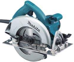 Makita - 15 Amps, 7-1/4" Blade Diam, 5,800 RPM, Electric Circular Saw - 120 Volts, 10' Cord Length, 5/8" Arbor Hole, Right Blade - Apex Tool & Supply