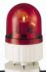 Schneider Electric - 24 VAC/VDC, 125 mAmp, Rotating Beacon LED Light - Surface Mounted, 5.81 Inch High, 84mm Diameter, 138 Flashes per min - Apex Tool & Supply