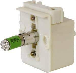 Schneider Electric - 6 VAC/VDC LED Light Module - Screw Clamp Connector, 35mm OAL x 54mm Wide, Dust-tight, Oiltight, Shock Resistant, Vibration Resistant, Watertight - Apex Tool & Supply