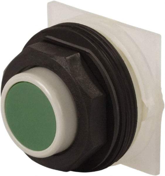 Schneider Electric - 30mm Mount Hole, Extended Straight, Pushbutton Switch Only - Green Pushbutton, Momentary (MO) - Apex Tool & Supply
