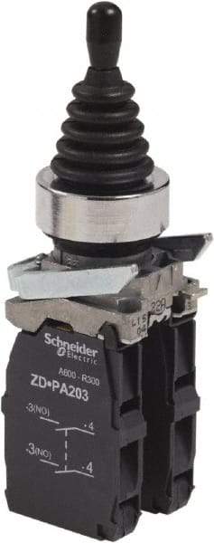 Schneider Electric - Pushbutton Handle, Joystick Operator Switch - 22mm Mount Hole Diameter - Apex Tool & Supply