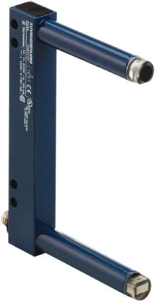Telemecanique Sensors - 3-pin M8 Connector, 80mm Nominal Distance, Shock and Vibration Resistant, Through Beam Photoelectric Sensor - 12 to 24 VDC, 4000 Hz, Aluminum, Glass, Polyamide, 2 Inch Long x 7 Inch Wide x 7 Inch High - Apex Tool & Supply