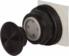 Schneider Electric - 30mm Mount Hole, Extended Straight, Pushbutton Switch Only - Black Pushbutton, Momentary (MO) - Apex Tool & Supply