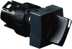 Schneider Electric - 16mm Mount Hole, 2 Position, Handle Operated, Selector Switch Only - Black, Maintained (MA), Shock and Vibration Resistant - Apex Tool & Supply