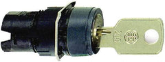Schneider Electric - 16mm Mount Hole, 2 Position, Key Operated, Selector Switch Only - Maintained (MA), Shock and Vibration Resistant - Apex Tool & Supply