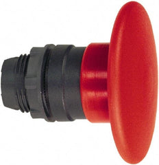 Schneider Electric - 22mm Mount Hole, Extended Mushroom Head, Pushbutton Switch Only - Round, Red Pushbutton, Nonilluminated, Momentary (MO) - Apex Tool & Supply