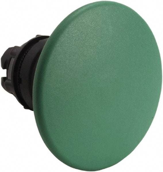 Schneider Electric - 22mm Mount Hole, Extended Mushroom Head, Pushbutton Switch Only - Round, Green Pushbutton, Nonilluminated, Momentary (MO) - Apex Tool & Supply