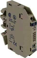 Schneider Electric - 10.5 Milliamp, NC Configuration, Interface Relay Module - DIN Rail Mount, 23 to 131°F, 48 VDC - Apex Tool & Supply