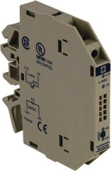 Schneider Electric - 12 Milliamp, NC Configuration, Interface Relay Module - DIN Rail Mount, 23 to 131°F, 24 VDC - Apex Tool & Supply