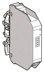 Schneider Electric - 18 Milliamp, Interface Relay Module - DIN Rail Mount, 23 to 104°F, 24 VDC - Apex Tool & Supply