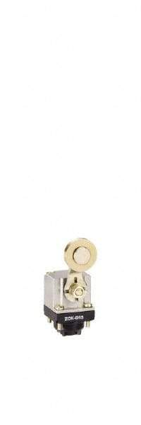 Telemecanique Sensors - 3 Inch Long, Limit Switch Head - Steel Roller, For Use with ZCK Limit Switches - Apex Tool & Supply