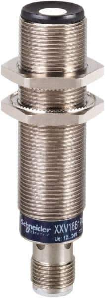 Telemecanique Sensors - PNP, 0.05m Detection, Cylinder, Ultrasonic Proximity Sensor - 3 Wires, IP67, 12 to 24 VDC, M18x1 Thread, 18mm Wide - Apex Tool & Supply