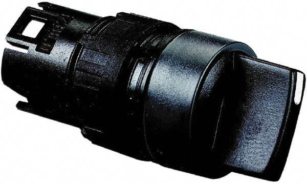 Schneider Electric - 16mm Mount Hole, 3 Position, Handle Operated, Selector Switch Only - Black, Maintained (MA), Shock and Vibration Resistant - Apex Tool & Supply