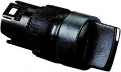 Schneider Electric - 16mm Mount Hole, 2 Position, Handle Operated, Selector Switch Only - Black, Maintained (MA), Shock and Vibration Resistant - Apex Tool & Supply