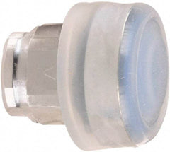 Schneider Electric - 22mm Mount Hole, Extended Straight, Pushbutton Switch Only - Round, Blue Pushbutton, Nonilluminated, Momentary (MO) - Apex Tool & Supply