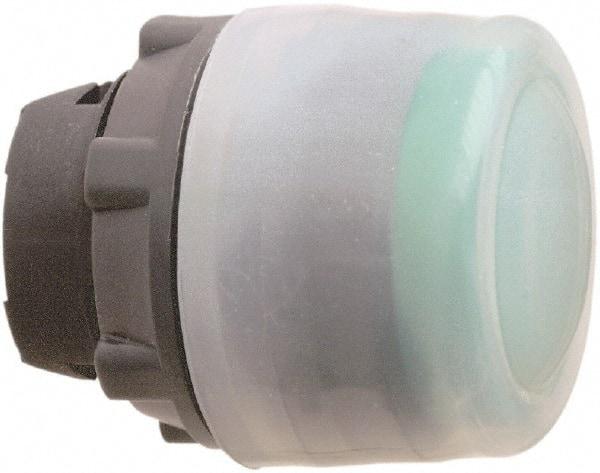 Schneider Electric - 22mm Mount Hole, Extended Straight, Pushbutton Switch Only - Round, Green Pushbutton, Nonilluminated, Momentary (MO) - Apex Tool & Supply