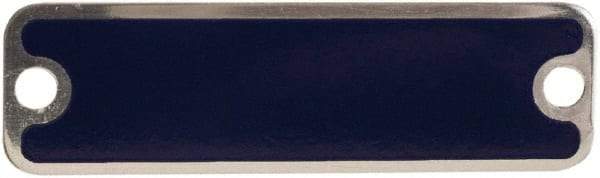 Schneider Electric - Aluminum Legend Plate - Blank - Blue Background, 1.22 Inch Hole Diameter - Apex Tool & Supply