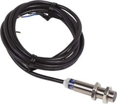 Telemecanique Sensors - NPN, PNP, 2mm Detection, Cylinder, Inductive Proximity Sensor - 2 Wires, IP68, IP69, 24 to 240 VAC/VDC, M12x1 Thread, 53mm Long - Apex Tool & Supply