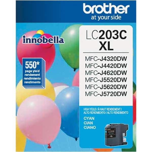 Brother - Cyan Ink Cartridge - Use with Brother MFC-J460DW, J480DW, J485DW, J680DW, J880DW, J885DW, J4320DW, J4420DW, J4620DW, J5520DW, J5620DW, J5720DW - Apex Tool & Supply