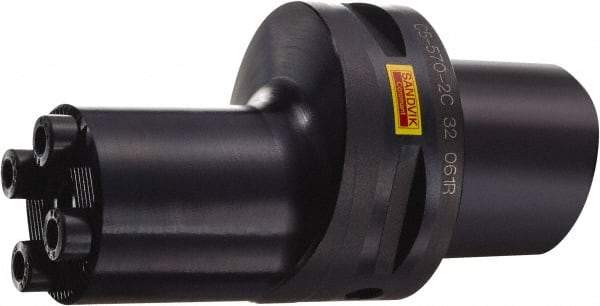 Sandvik Coromant - C4;20 System Size, Modular Tool Holding System Adapter - 47mm Projection, 20mm Body Diam, 71mm OAL, Through Coolant - Exact Industrial Supply