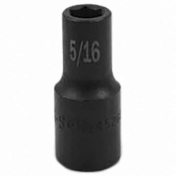 SK - Impact Socket - 3/8"DR 6PT 5/16" SEMI-DEEP SOCKET - Apex Tool & Supply