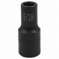 SK - Impact Socket - 3/8"DR 6PT 5/16" SEMI-DEEP SOCKET - Apex Tool & Supply