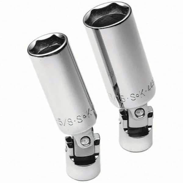 SK - 3/8" Drive Standard Socket Set - 5/8 to 13/16", Inch Measurement Standard - Apex Tool & Supply