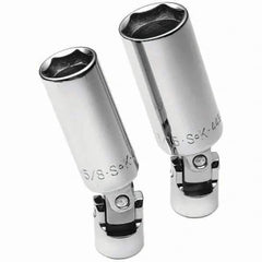 SK - 3/8" Drive Standard Socket Set - 5/8 to 13/16", Inch Measurement Standard - Apex Tool & Supply