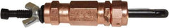 Zephyr Tool Group - 1/4 Drill 1/4" Pin Diam, Copper Cleco Wing Nut Fastener - Standard Length, 0 to 1" Grip - Apex Tool & Supply